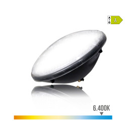 Lâmpada de piscina led par56 15w 1300lm 6500k branco frio ip68 ø17,6x6cm edm
