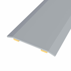 Junta de aço para mesmo nível, 40 x 3,5 mm, adesiva, flooring, inox, 166 cm
