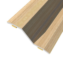 Junta de aço para desnível 8-14 mm, adesiva, flooring, yellowstone, 166 x 3,6 cm