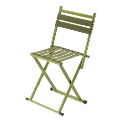 Cadeira de viagem dobrável verde, 30 x 30 x 70 cm