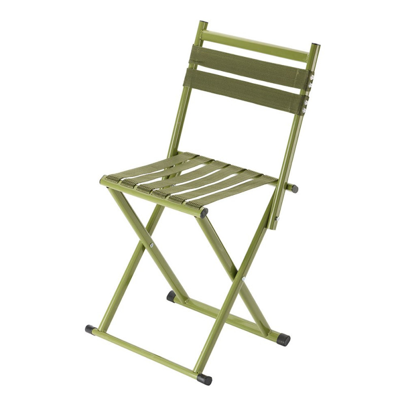 Cadeira de viagem dobrável verde, 30 x 30 x 70 cm