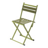 Cadeira de viagem dobrável verde, 30 x 30 x 70 cm