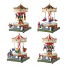 Carrossel decorativo com leds multicoloridos e movimento, diversos modelos