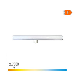 Lâmpada led linestra 1 casquilho s14d 7w 600lm 2700k luz quente 300x30x47mm edm