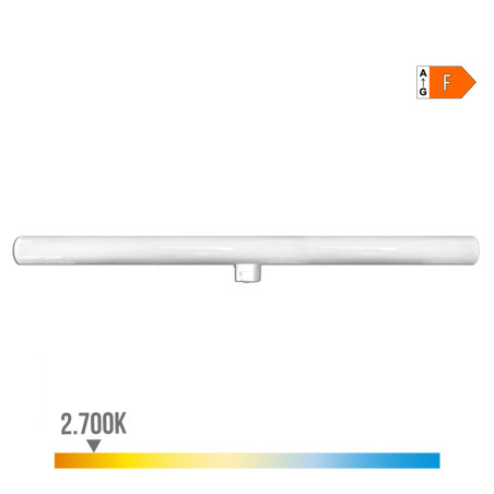 Lâmpada led linestra 1 casquilho s14d 9w 810lm 2700k luz quente 500x30x47mm edm