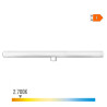Lâmpada led linestra 1 casquilho s14d 9w 810lm 2700k luz quente 500x30x47mm edm