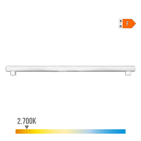 Lâmpada led linestra 2 casquilhos s14s 18w 1800lm 2700k luz quente 1000x30x47mm edm