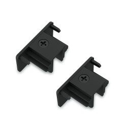 Tampa de extremidade easylink, preta, 2 un