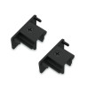 Tampa de extremidade easylink, preta, 2 un