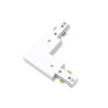 Conector em l easylink com sentido anti-horário, branco