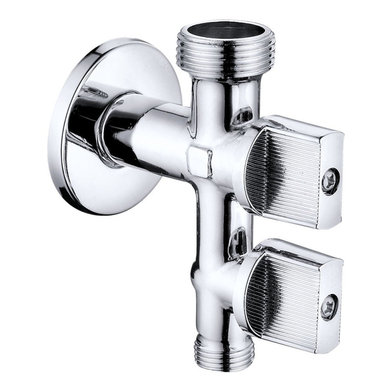 Válvula máquina de lavar-lavatório vertical ½ x ¾ x 3/8 pol