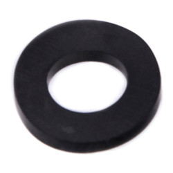 Junta plana de epdm com ½ po de largura, 10 x 18,5 x 2 mm, pacote com 100 un