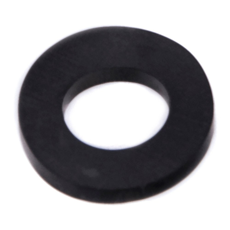 Junta plana de epdm com ½ po de largura, 10 x 18,5 x 2 mm, pacote com 100 un