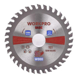 Lâmina de serra circular tct para madeira, básica, ø115 x 22,2 mm x 36 dentes