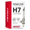 Lâmpada halógena H7 12V 55W com filtro UV (E8) AMIO-01156