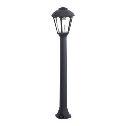 Lanterna baliza com poste giaffa/giampy, e27, preto, ø210 x 995 mm