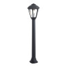 Lanterna baliza com poste giaffa/giampy, e27, preto, ø210 x 995 mm
