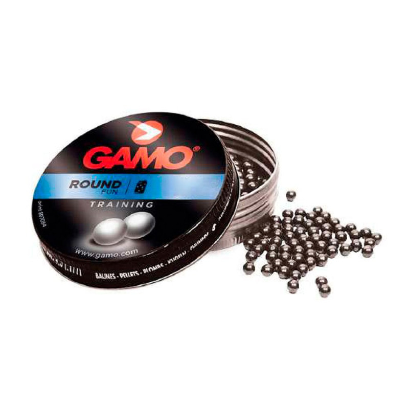 Esferas round fun training calibre 5,5 mm (.22) 0,99 g (15,26 gr) 250 unidades