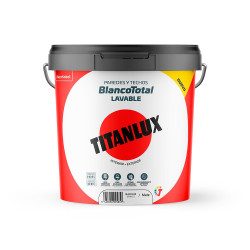 Tinta plástica de estireno-acrílico, para uso interno/externo, branca, total de 4 l
