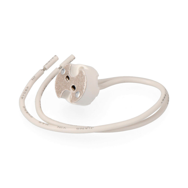 Porta-lâmpadas halógenio mr-16 bi-pin branco (embalado)