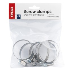 Abraçadeira Sem-Fim (Serflex) 5 peças 32–50 mm / 9 mm W2 AMIO