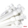 Abraçadeiras de Nylon Brancas 4,8×300mm 100 un AMIO