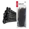 Abraçadeiras de Nylon Pretas 2,5×100mm 100 un AMIO