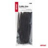 Abraçadeiras de Nylon Pretas 2,5×150mm 100 un AMIO