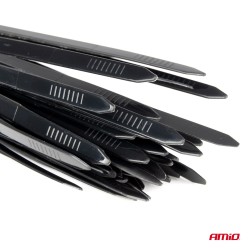 Abraçadeiras de Nylon Pretas 4,8×350mm 100 un AMIO