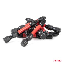 Conjunto de Bits Torsion PH2 1/4" 50mm 10 pç AMIO