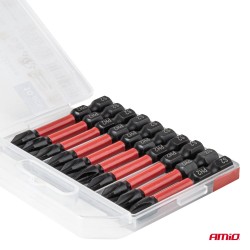 Conjunto de Bits Torsion PH2 1/4" 50mm 10 pç AMIO
