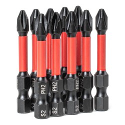 Conjunto de Bits Torsion PH2 1/4" 50mm 10 pç AMIO