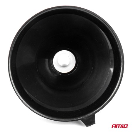 Funil Universal de Plástico Preto para Combustível Líquido e Água 30 cm AMIO