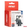 Kit 2 Lâmpadas LED Automotivas HYBRID Série H4 H19 6000K Canbus 60W AMIO