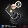 Kit 2 Lâmpadas LED X4 Aviator Series para Carro H7/H18 6500K Canbus AMIO