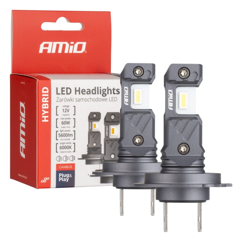 Kit Conversão Led Série Hybrid H7 12v 60w Canbus Amio