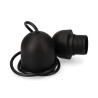 Conjunto pingente preto e27 comprimento 80cm (embalagem)