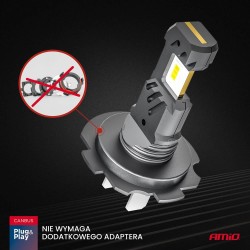 Kit Conversão Led Série Hybrid H7 12v 60w Canbus Amio
