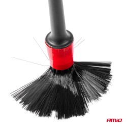 Kit de Escovas para Detalhamento Escovas de Limpeza AMIO