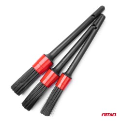 Kit de Escovas para Detalhamento Escovas de Limpeza AMIO