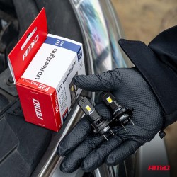 Kit Lâmpadas LED Automotive Série F25 PRO BLACK FULL CANBUS H7 68W 12V 24V AMIO