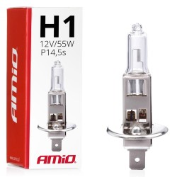 Lâmpada Halógenio H1 12V 55W com Filtro UV AMIO