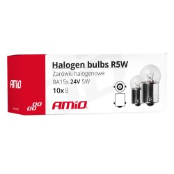 Lâmpadas R5W BA15s 24V 10 un AMIO