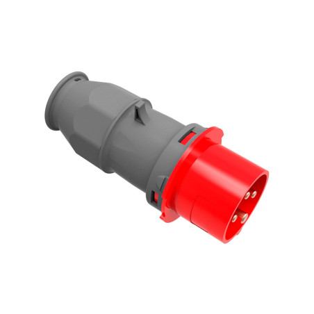 Cetac 3p+t plugue vermelho 16a 400v~ ip44 (embalado)