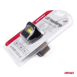 Lanterna de Cabeça COB com 3 pilhas AAA 150 Lúmens IPX3 AMIO