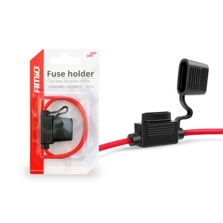 Porta-Fusível com Tomada Padrão e Cabo de 30 cm AMIO
