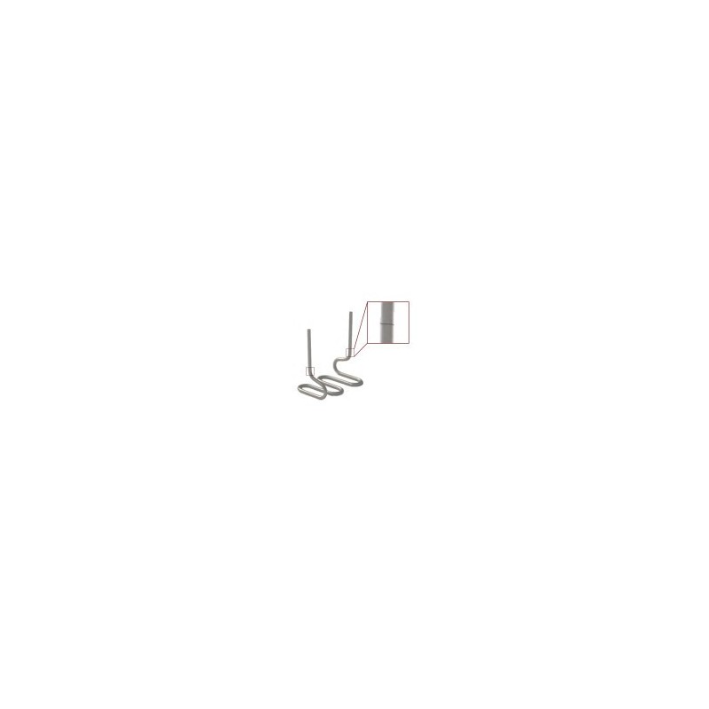 Grampo Soldar plástico 0,7mm "S" Pré Cortado (saco 100 unidades)