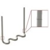 Grampo Soldar plástico 0,7mm "U" Pré Cortado (saco 100 unidades)