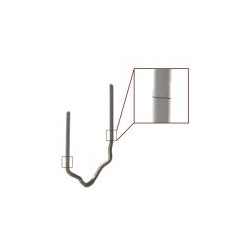 Grampo Soldar plástico 0,7mm "V" Pré Cortado (saco 100 unidades)