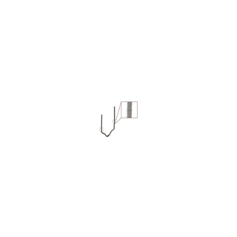 Grampo Soldar plástico 0,7mm "V" Pré Cortado (saco 100 unidades)